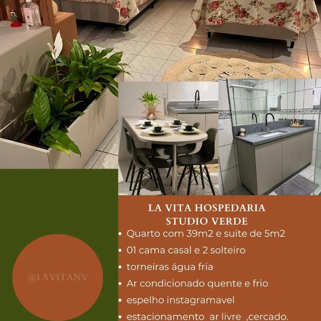 La Vita Hospedaria Studio Verde Nova Veneza  Nova Veneza (Santa Catarina)